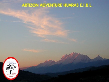 Atarder nevado de Huascaran y Huadoy